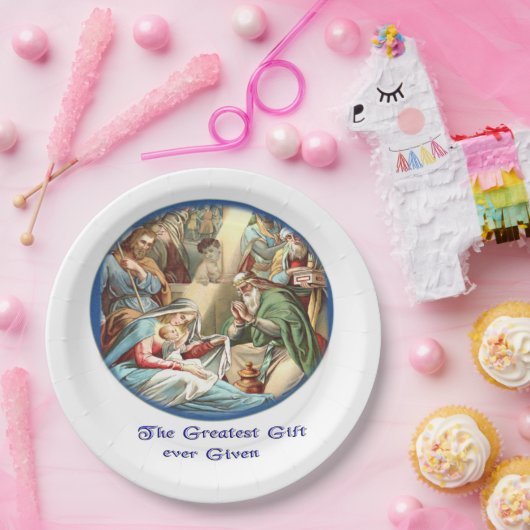 Christelijk Papieren Bordje (Feest)