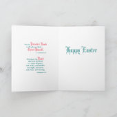 Christelijk Paschaal Lam / Agnus Dei Joyous Pasen Kaart (Binnen)