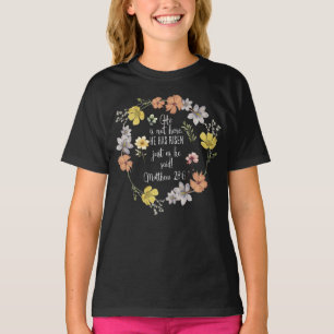 Christelijk Pasen is Hij niet hier, Hij is opgesta T-shirt
