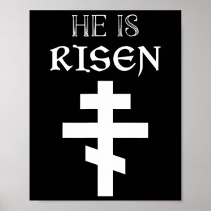 Christelijk Pasen is hij opstandingsorthodox Poster
