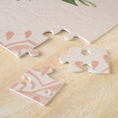 Christelijk Pasen Konijn Boho Pastel Legpuzzel (Zijkant)