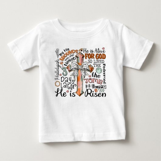 Christelijk Pasen Kruis Hij Is Opgestaan (Voorkant)