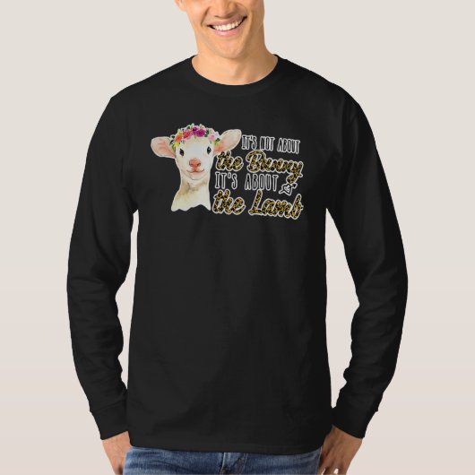 Christelijk Pasen Niet Over Het Lam Luipaard Happy T-shirt (Voorkant)