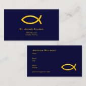 Christelijk | Pastor | Prijs Visitekaartje (Voorkant / Achterkant)