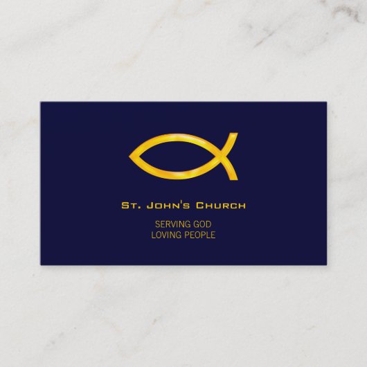 Christelijk | Pastor | Prijs Visitekaartje (Voorkant)