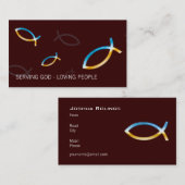 Christelijk | Pastor | Prijs Visitekaartje (Voorkant / Achterkant)