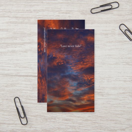 Christelijk | Pastor | Prijs Visitekaartje (Voorkant / Achterkant in situ)