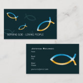 Christelijk | Pastor | Prijs Visitekaartje (Voorkant / Achterkant)