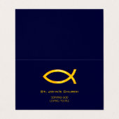 Christelijk | Pastor | Prijs Visitekaartje (Buitenkant ongevouwen)