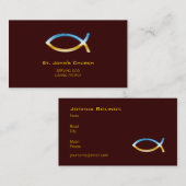 Christelijk | Pastor | Prijs Visitekaartje (Voorkant / Achterkant)