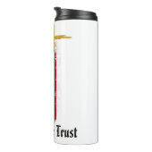 *~* Christelijk Patriottisch Kruis AP16 Grunge Vla Thermosbeker (Geroteerd rechts)