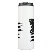 *~* Christelijk Patriottisch Kruis AP16 Noodvlag Thermosbeker (Achterkant)