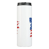 *~* Christelijk Patriottisch Kruis AP16 Vlag Verdr Thermosbeker (Achterkant)
