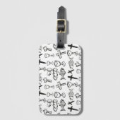 Christelijk patroon bagagelabel (Voorkant (verticaal))