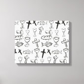Christelijk patroon canvas afdruk (Voorkant)