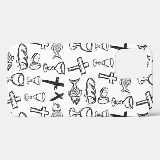 Christelijk patroon Case-Mate iPhone case (Achterkant (horizontaal))