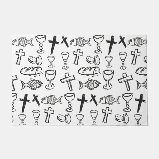 Christelijk patroon deurmat (Voorkant)