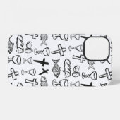 Christelijk patroon iPhone hoesje (Achterkant horizontaal)