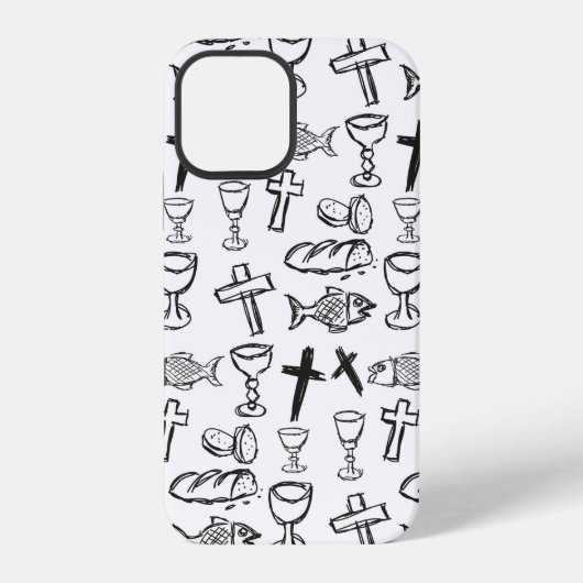 Christelijk patroon iPhone hoesje (Achterkant)