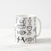 Christelijk patroon koffiemok (Voorkant rechts)