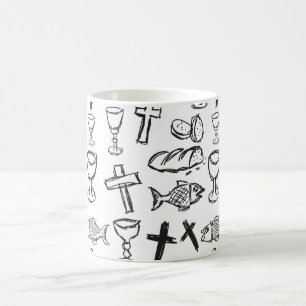 Christelijk patroon koffiemok