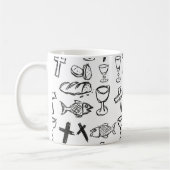 Christelijk patroon koffiemok (Links)