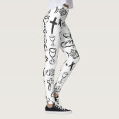 Christelijk patroon leggings (Rechts)