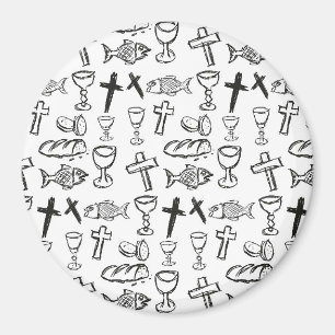 Christelijk patroon magneet