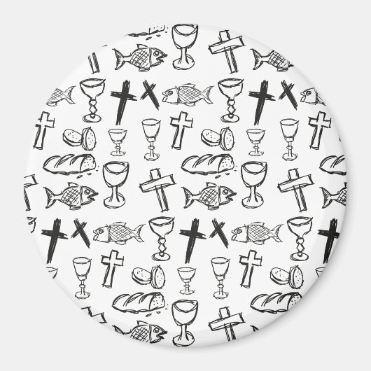 Christelijk patroon magneet (Voorkant)