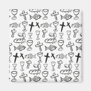 Christelijk patroon magneet