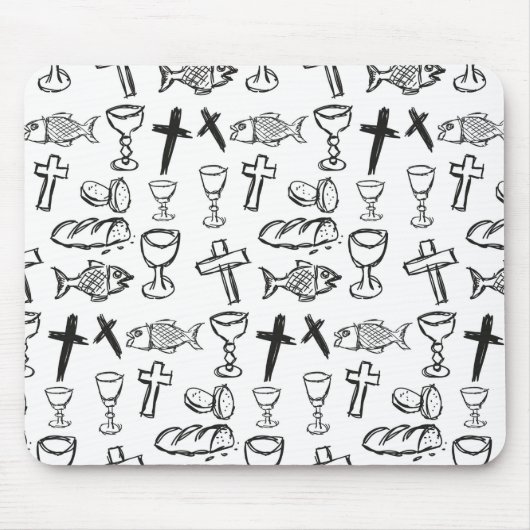 Christelijk patroon muismat (Voorkant)