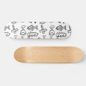 Christelijk patroon persoonlijk skateboard (Horizontaal)