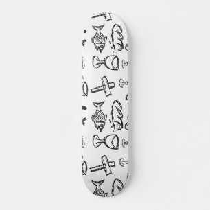 Christelijk patroon persoonlijk skateboard