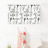 Christelijk patroon spandoek (Insitu)