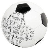 Christelijk patroon voetbal (Drie kwart)