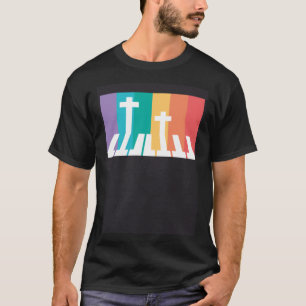 Christelijk Pianist Pianist Religieuze Muzikant T-shirt