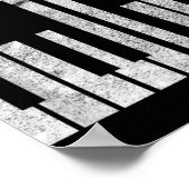 Christelijk pianodwarstoetsenbord Pianist God Jezu Poster (Hoek)