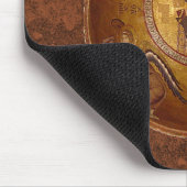 Christelijk Pictogram van Jezus Christus Pantakrat Muismat (Hoek)