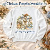 Christelijk Pompoen Geef Dank Herfst Sweatshirt