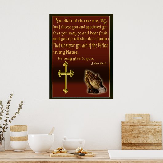 Christelijk poster (Keuken)