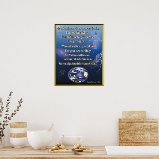 Christelijk poster (Keuken)