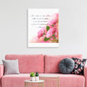 Christelijk Poster 1 Johannes 1:9 Canvas Afdruk (Insitu (Woonkamer))