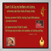 Christelijk poster Boek van James 1 (Voorkant)