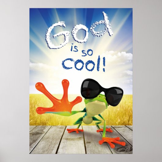 CHRISTELIJK poster COOL voor kinderen met religieu (Voorkant)