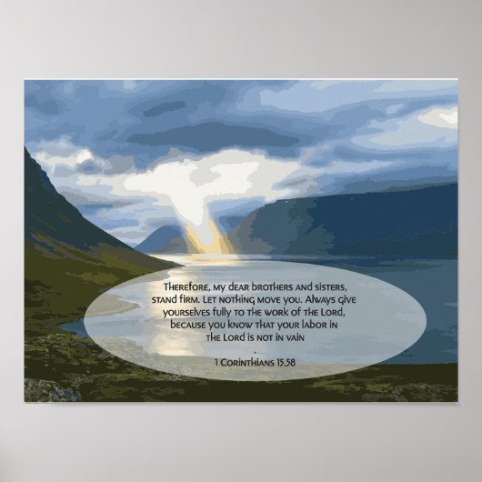 Christelijk Poster - Corinthians (Voorkant)