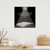 Christelijk Poster - Ik ben ....World - Bijbelse v (Keuken)