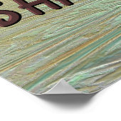 Christelijk Poster met Bijbelverse Mark 13:31 (Hoek)