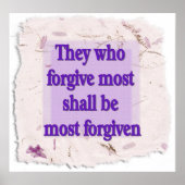 Christelijk Poster met Christelijk Gezegde (Voorkant)