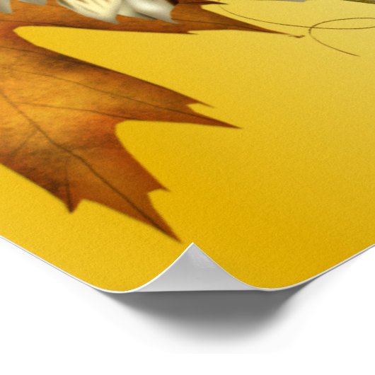 Christelijk Poster met de Bloemen van de Manuscrip (Hoek)