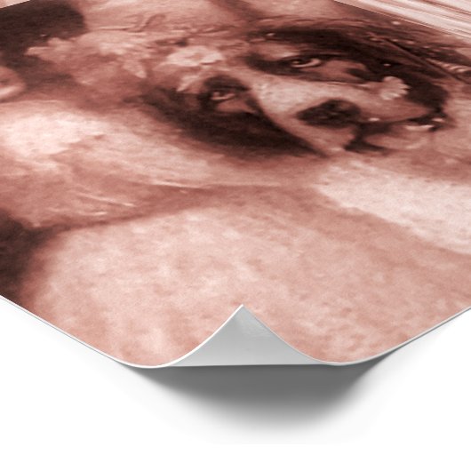 Christelijk Poster of de Manuscript van de Druk Lu (Hoek)